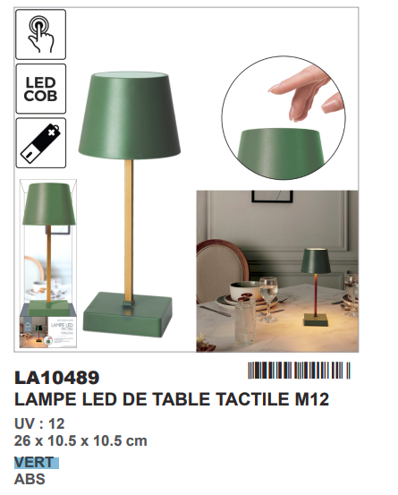 lampe table couleur vert tendance automne 23